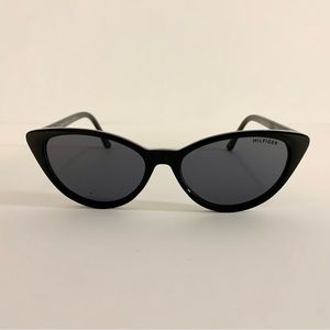 Tommy Hilfiger cat eye black sunglasses